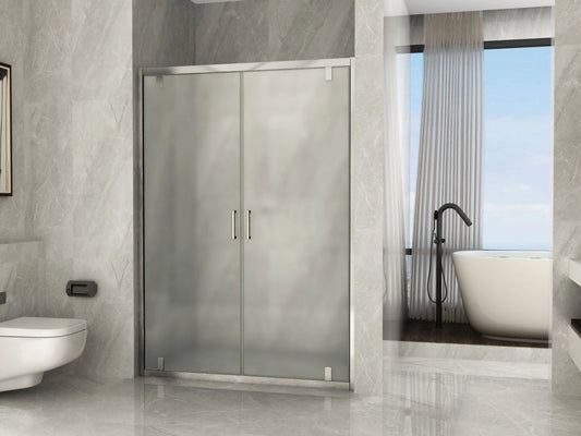 Porta Saloon Vetro 6MM Apertura Interno Esterno H 190