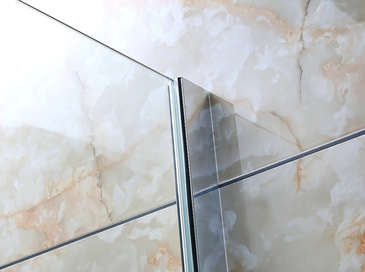 Parete Doccia Walk-In Vetro 8 MM Temperato Anticalcare