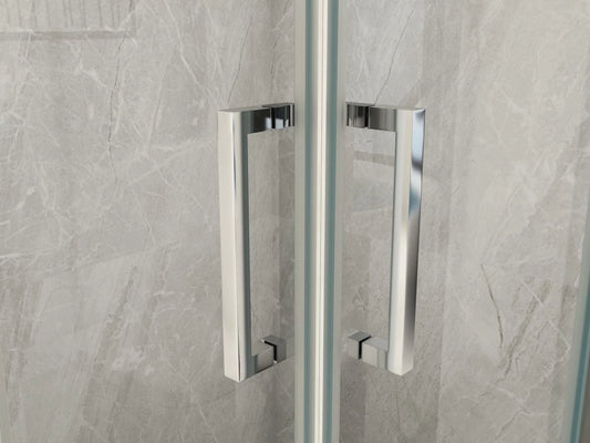 Box Doccia 3 Lati Vetro 6 mm 1 Lato Fisso ed 1 Apertura Scorrevole Angolare